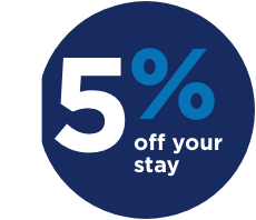 15% off your stay