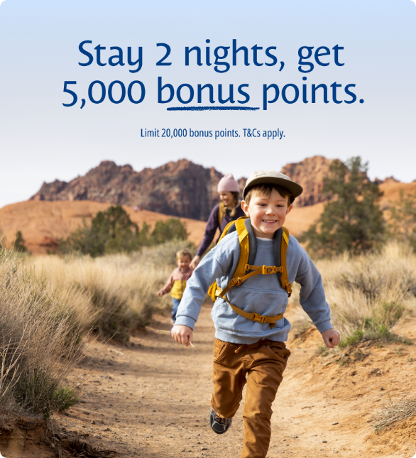 Stay 2 Nights, Get 5,000 Bonus Points