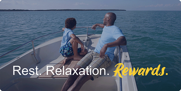 Rest. Relaxation. Rewards.