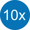 10x