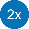2x