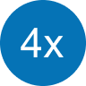 4x
